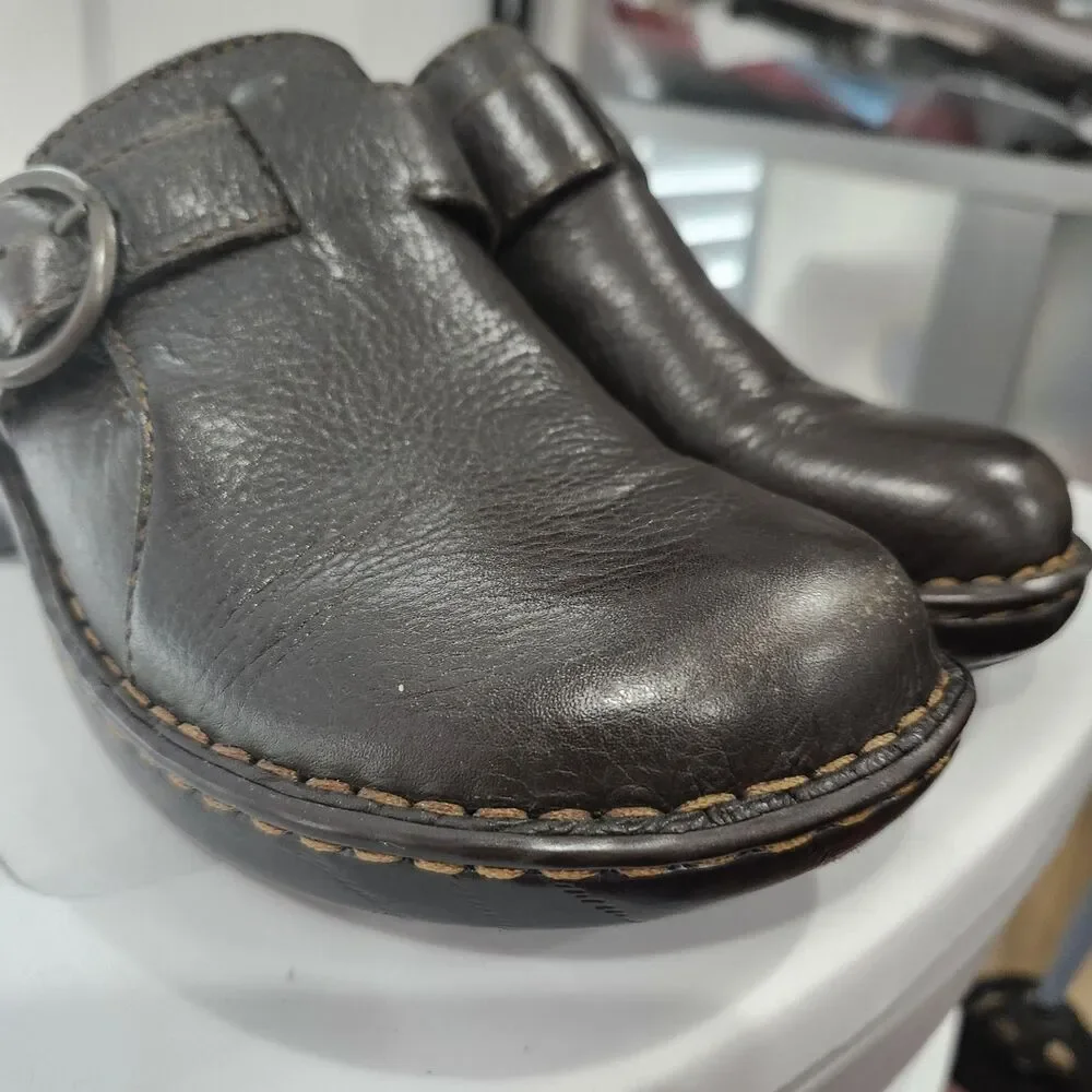 Björndal KellyAnne women's clogs in brown leather-size 8